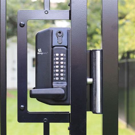 metal gate lock box|gate padlocks for metal gates.